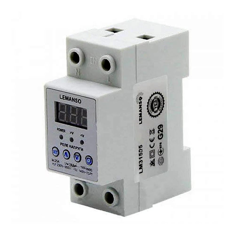 Реле напруги LEMANSO 32A LM31505-32A