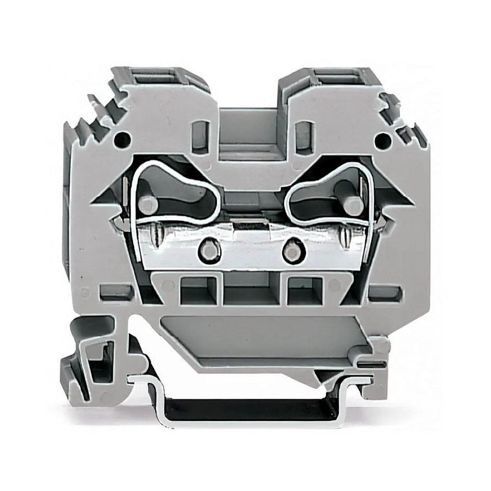 Клема WAGO 284-101 10 мм2 сіра боковий монтаж