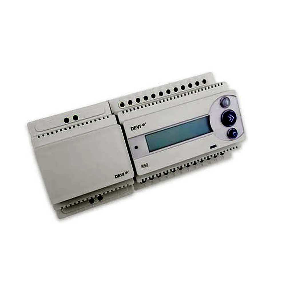 Терморегулятор DEVI Devireg 850 програмований DIN 15A 230V 140F1084