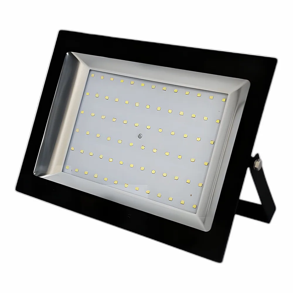 Прожектор SOKOL LED-SLT-100W 220В 6500lm 6500K алюмінієвий корпус гартоване скло 99315