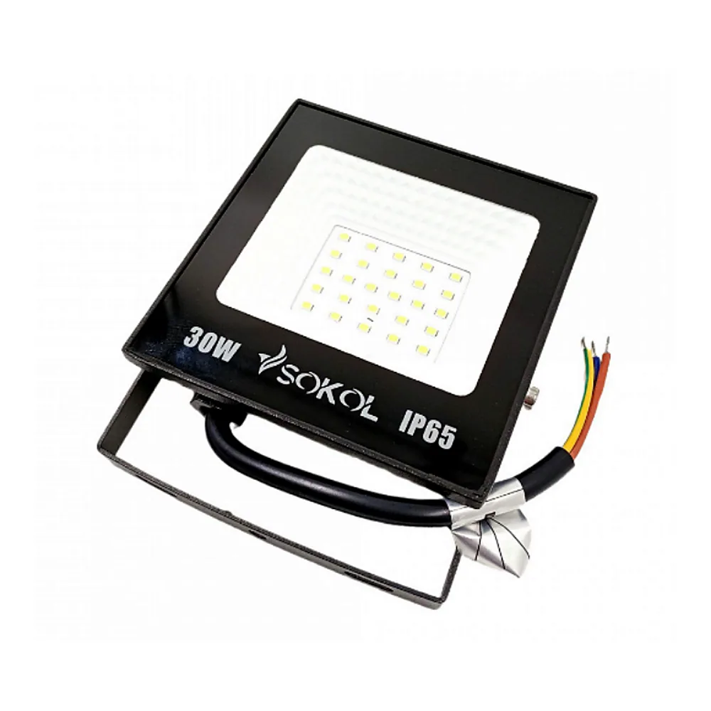 Прожектор світлодіодний 220 ТМ LED-SLТ-30W 220В 2250 лм 6500К SOKOL 99313