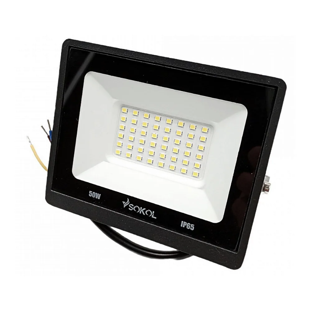 Прожектор світлодіодний 220 ТМ LED-SLТ-50W 220В 3500 лм 6500К SOKOL 99314