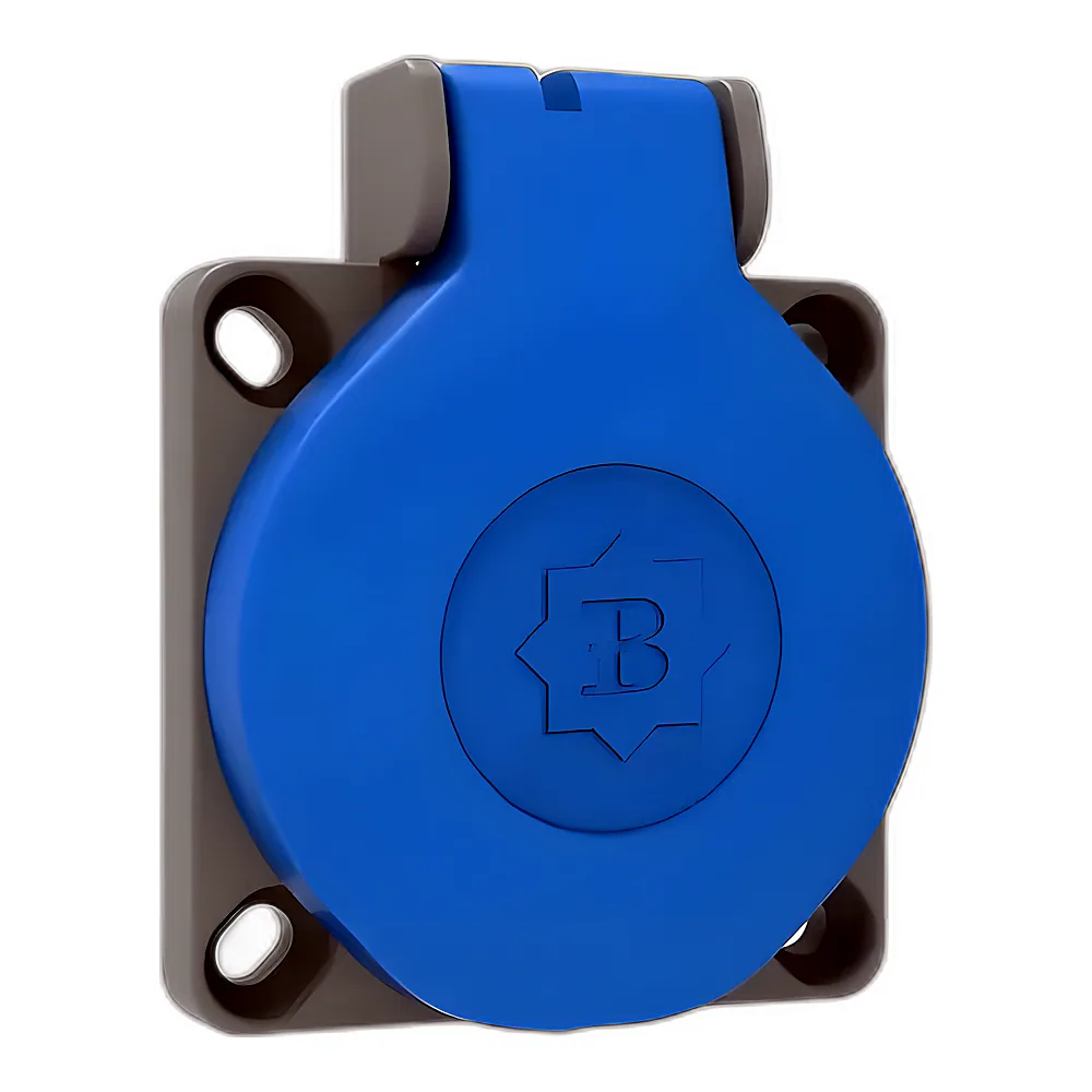 Панель розеток BEMIS BY8-1402-2700 1x16A блакитна 92747