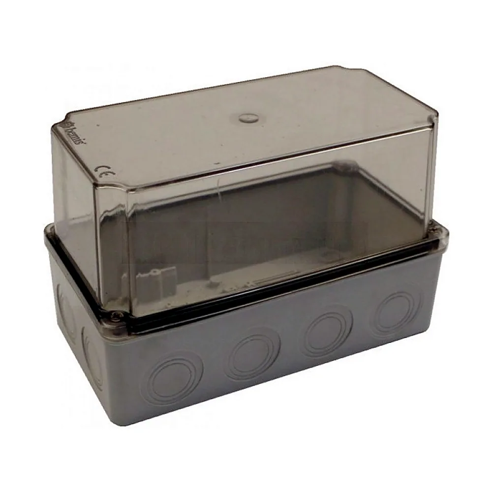 BB2-0621-0063 Термопластікова коробка з прозорою кришкою ABS 120X225X140, IP44