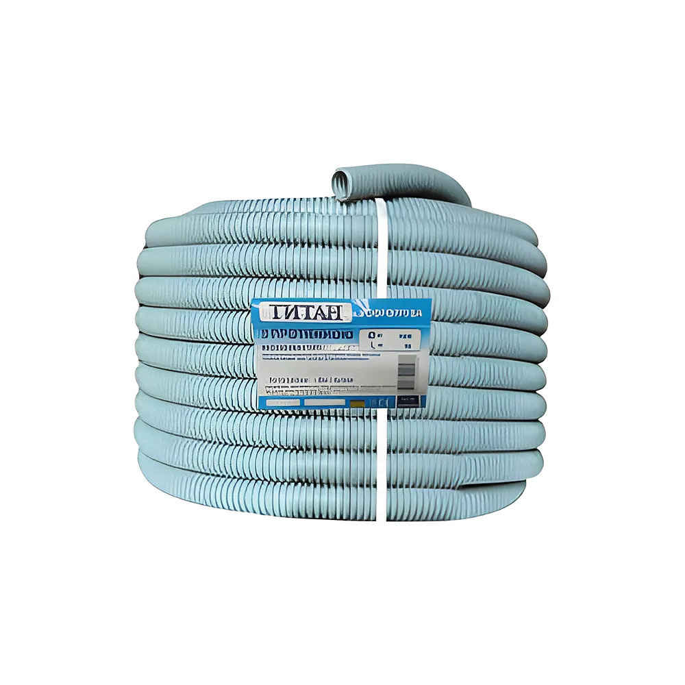 Гофрована труба TITAN 32 мм негорюча дім/вулиця сіра (25 м) SOKOL 164595