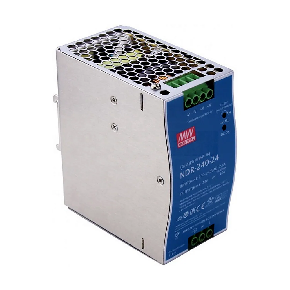 Блок живлення Mean Well NDR-240-24 240W 24V 10A NDR-240-24