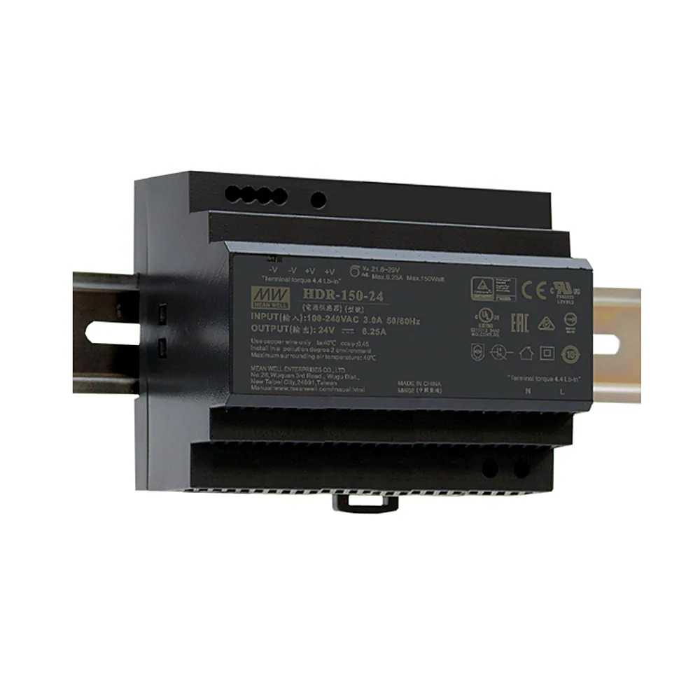 Блок живлення Mean Well HDR-150-24 на DIN-рейку 24V 6.25A 150W HDR-150-24