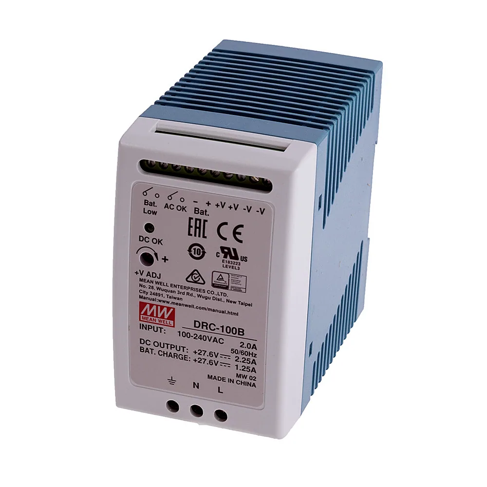 Блок живлення Mean Well DRC-100B 27.6V 2.25A 1.25A DRC-100B