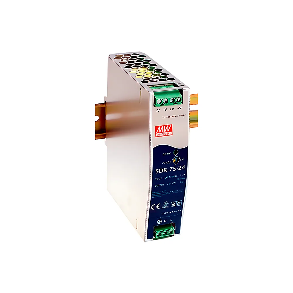 Блок живлення Mean Well SDR-75-24 на DIN-рейку 24V 3.2A 76.8W SDR-75-24