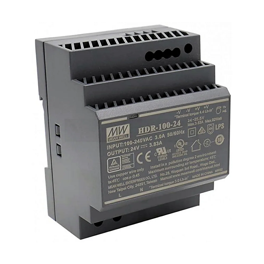 Блок живлення Mean Well HDR-100-24N 100.8W 24V 4.2A HDR-100-24N