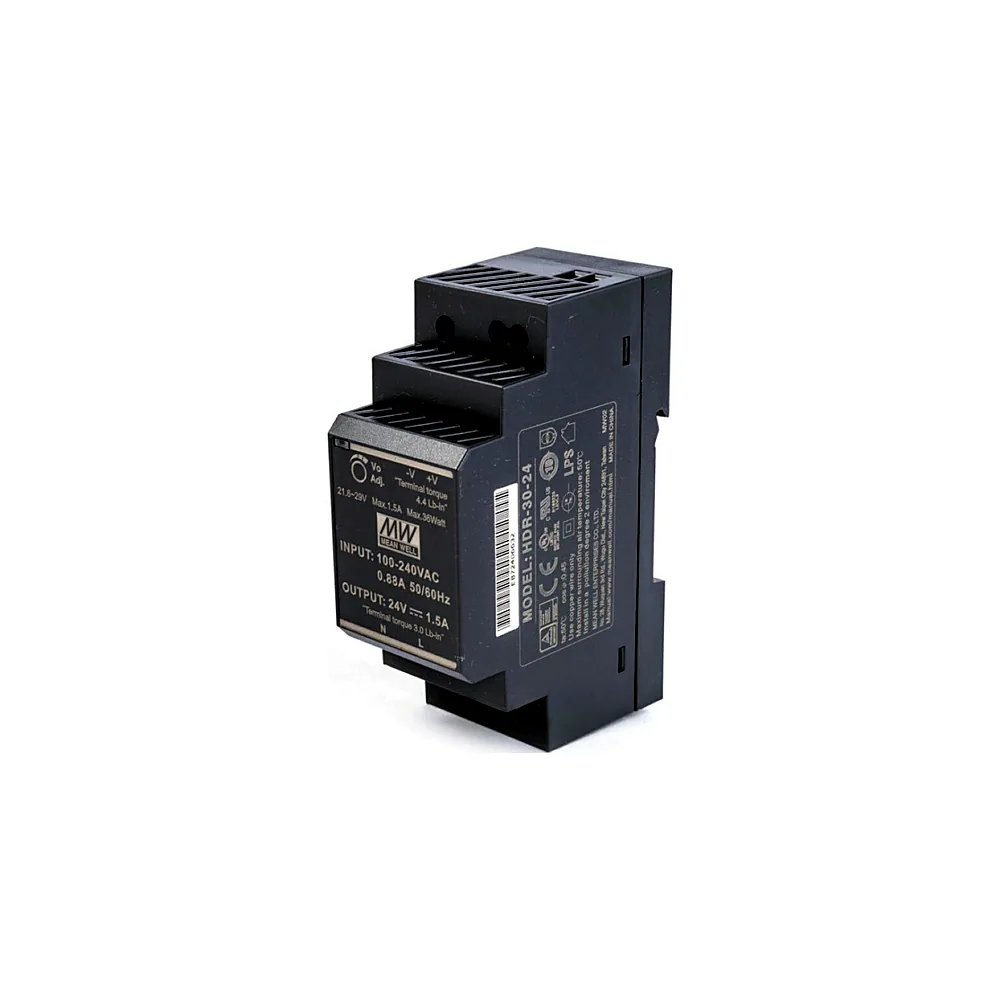 Блок живлення Mean Well HDR-30-24 на DIN-рейку 24V 1.5A 36W HDR-30-24