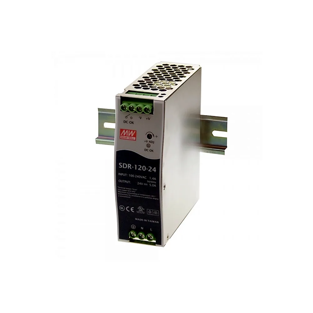 Блок живлення Mean Well SDR-120-24 на DIN-рейку 24V 5A 120W SDR-120-24