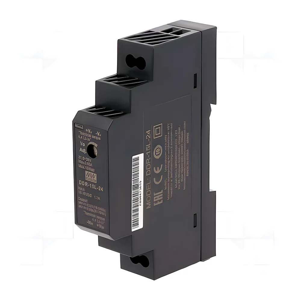 DC/DC-перетворювач Mean Well DDR-15L-24 на DIN-рейку 24V 630mA 15W