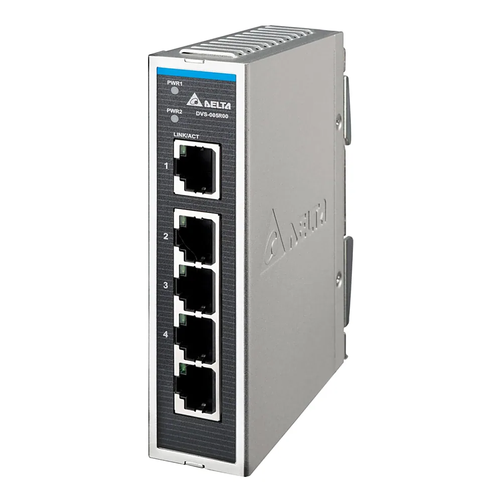 DVS-005R00 Промисловий Ethernet комутатор 5 портів, монтаж наDIN - рейку,-20...+70С