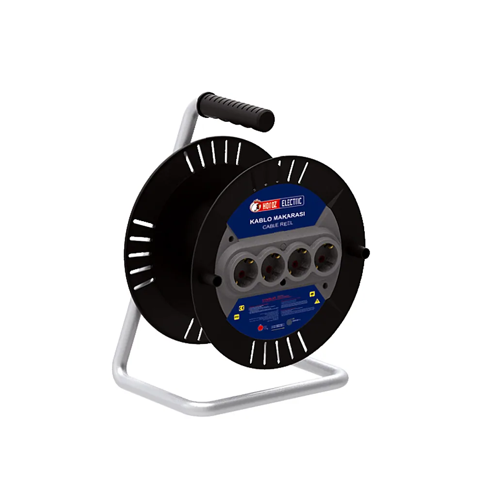 Кабельна котушка NEW без кабеля, 4-ри гн. з зазем. 16A 250V/1