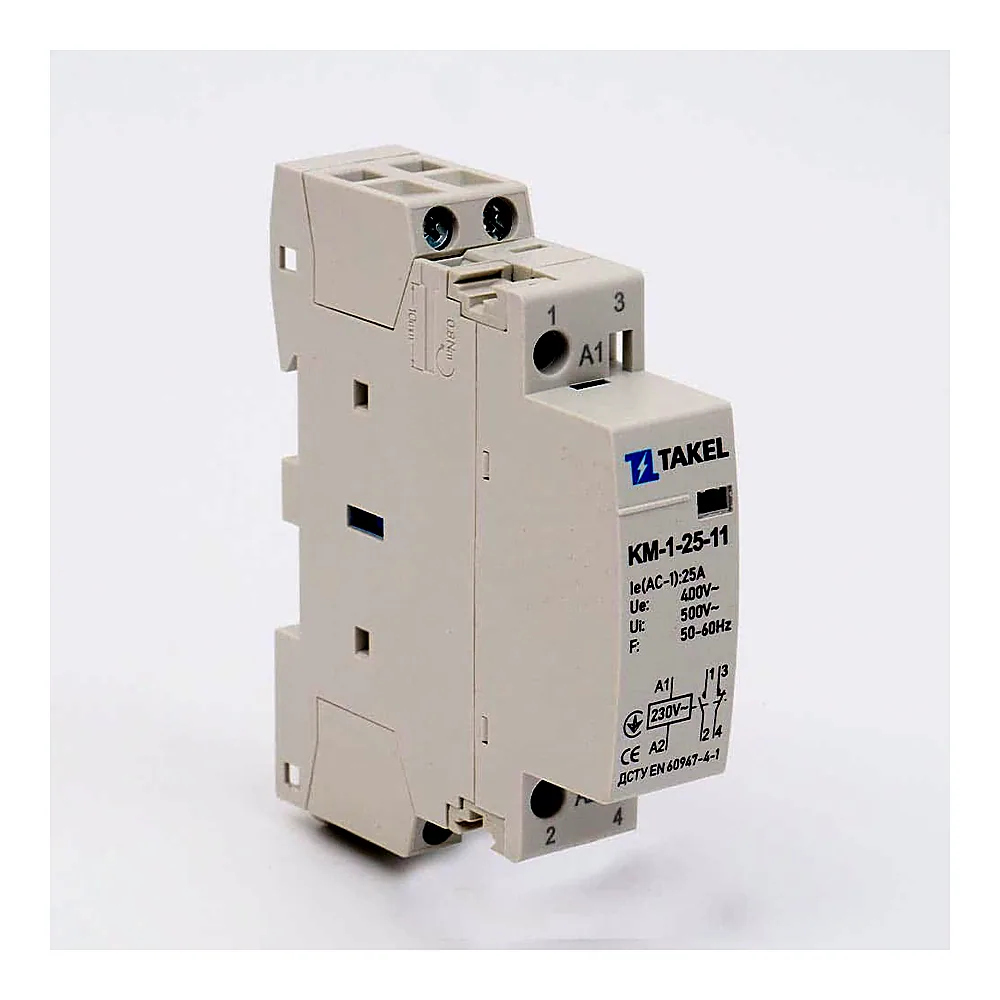 Контактор TAK.EL КМ-1-25-11 25A 1NO+1NC 507306