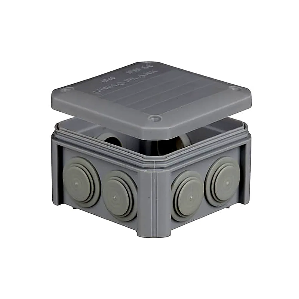 Коробка розподільча PLANK UNIKA IB401 90x90x52 мм IP55 з сальниковими вводами PLK4010850