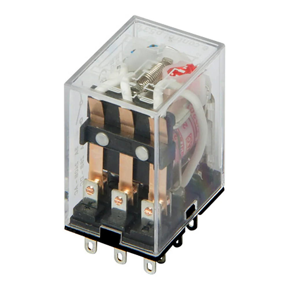 Реле проміжне E.NEXT e.control.p536L з LED індикацією 5А 3 групи контактів 230В AC i.my3n.230ac