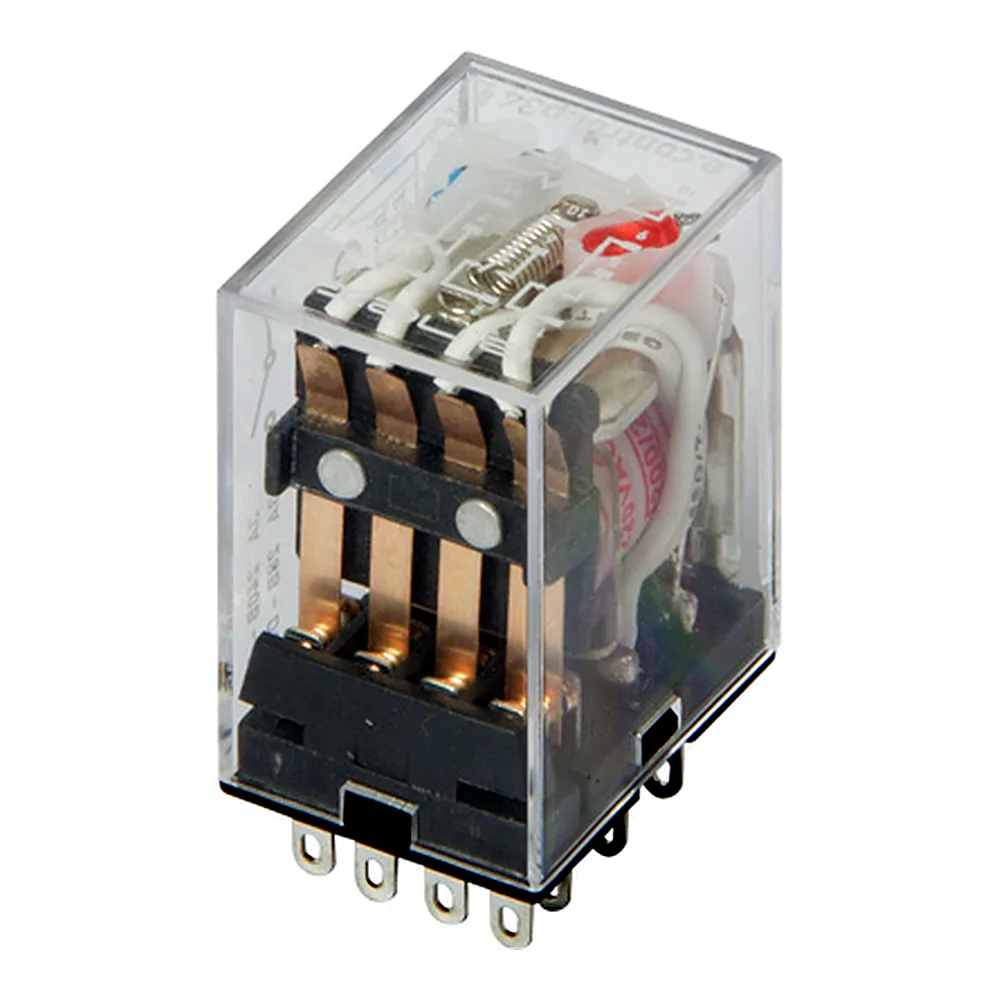 Реле проміжне E.NEXT e.control.p346L з LED індикацією 3А 4 групи контактів 230В AC i.my4n.230ac
