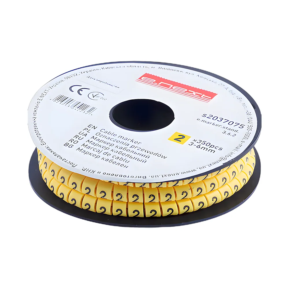 Маркер кабельний e.marker.stand.3.6.2 3-6 мм² 2 (350 шт) E.NEXT s2037075