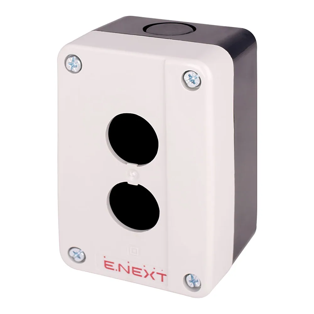 Корпус кнопкового поста E.NEXT e.mb.box02 2 кнопки p0810147