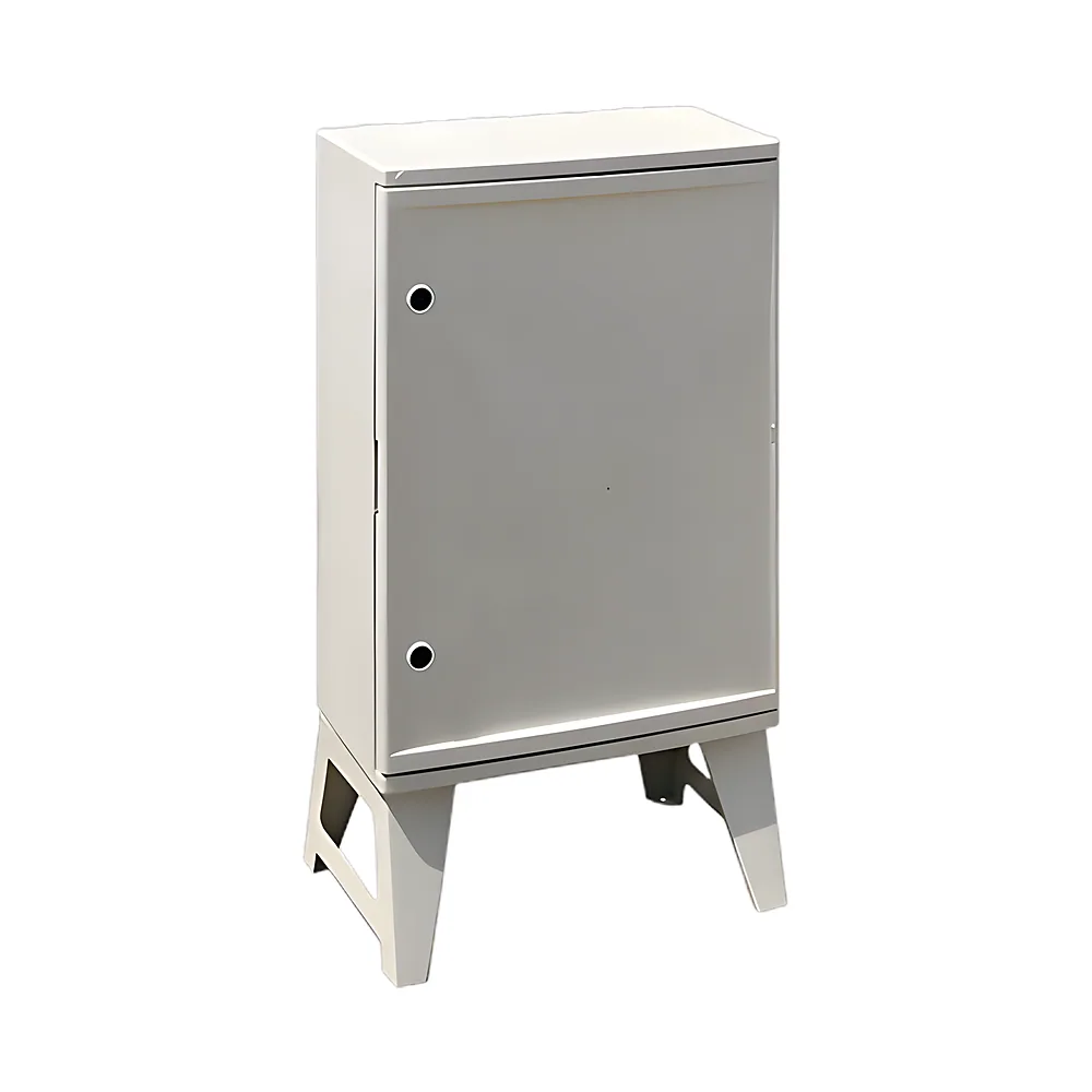 Шафа удароміцна з АБС-пластика e.plbox.nap.500.700.245.3f.16m.8m.,blank, 500х700х245мм, IP65, з  панеллю під 3 - фазний лічильник та 16 модулів та 8 розеток