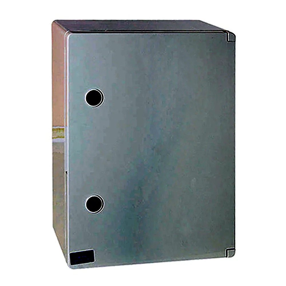 Шафа удароміцна з АБС-пластика e.plbox.400.500.175.3f.6m.blank, 400х500х175мм, IP65 з панеллю під 3 - фазний лічильник та 6 модулів