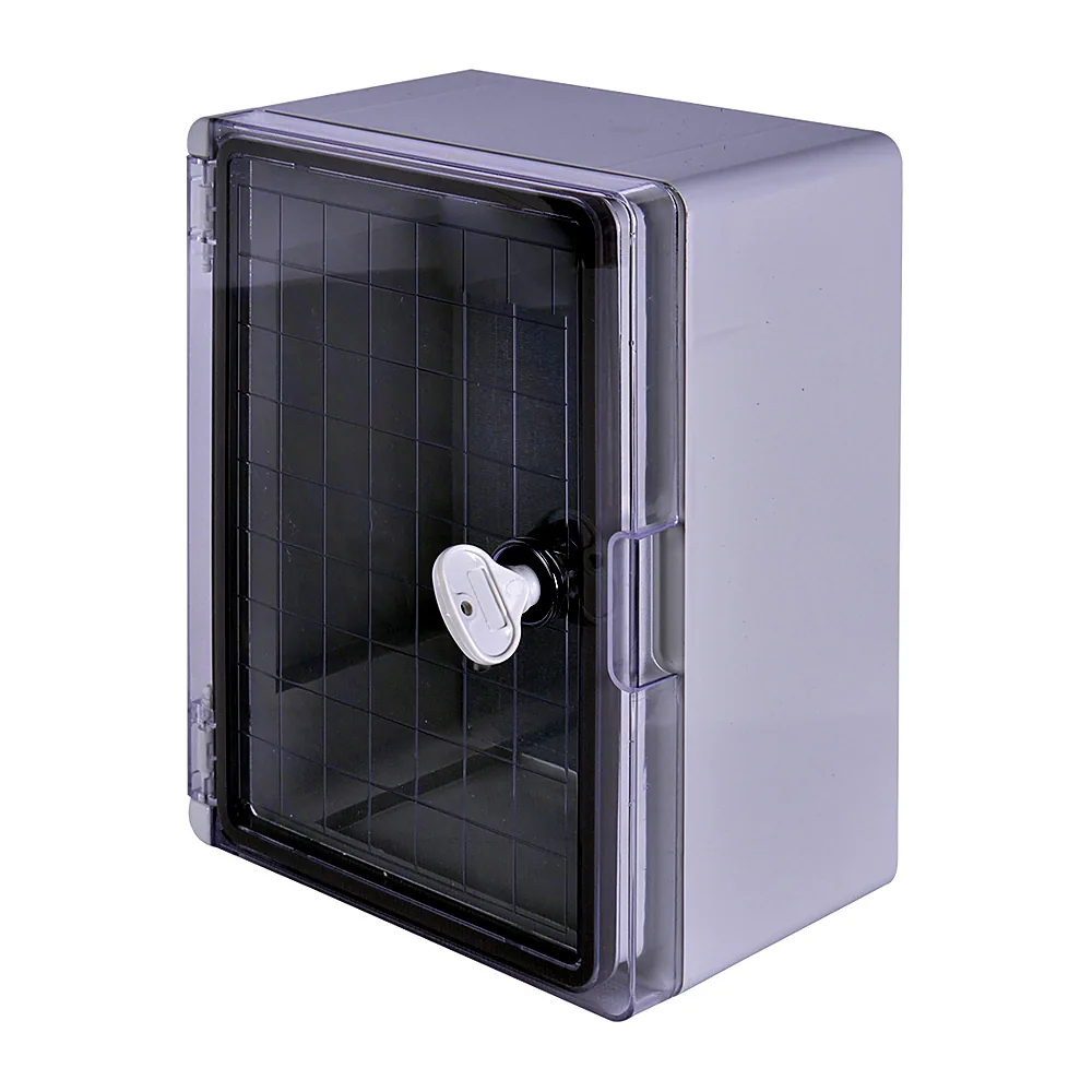 Корпус удароміцний E.NEXT e.plbox.210.280.130.tr 210x280x130 мм IP65 з прозорими дверцятами CP5011