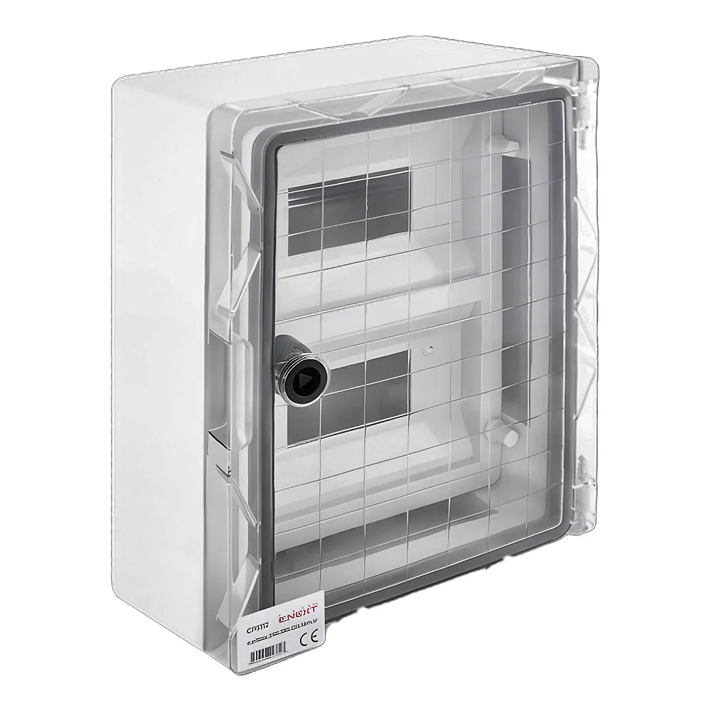 Модульний щит удароміцний e.plbox.250.330.130.18m.tr 250х330х130 мм IP65 18 модулів прозорі двері E.NEXT CP5112