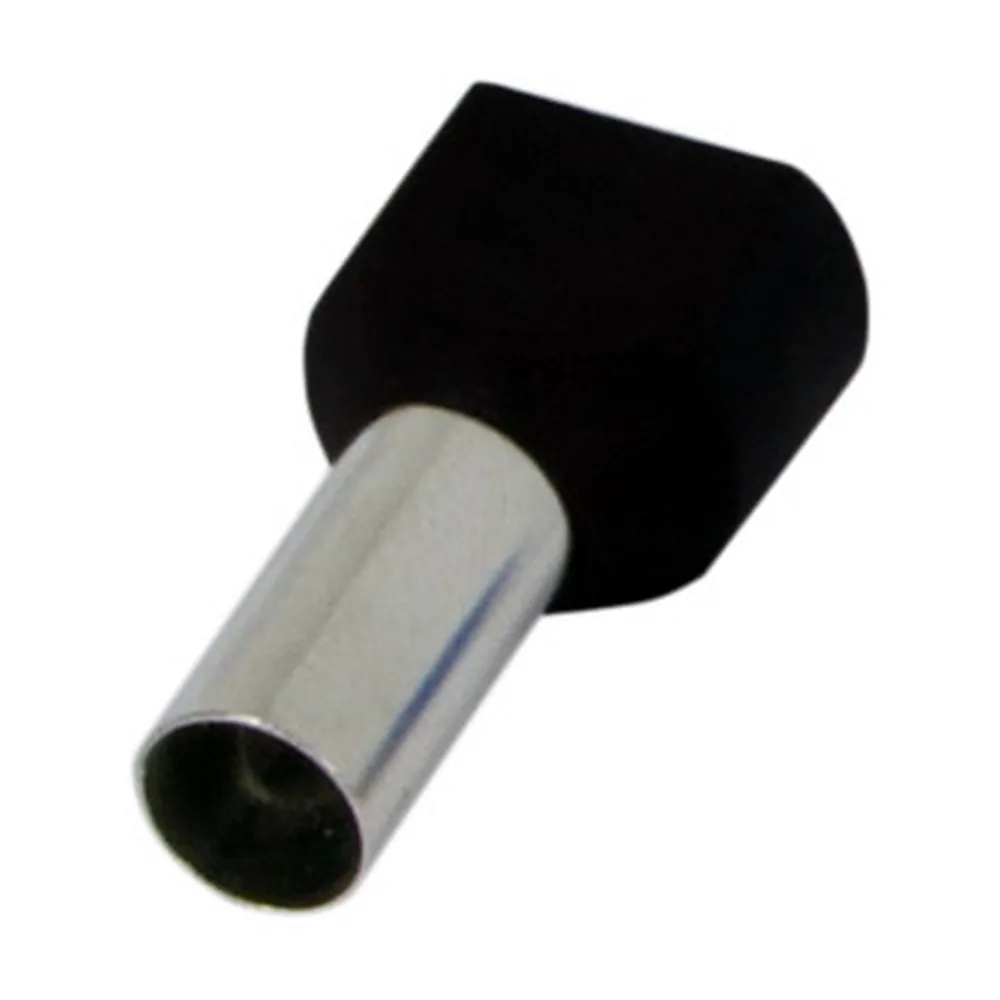 Ізольований наконечник E.NEXT e.terminal.stand.te.2.1.5.black TE1512 black 2x1,5 кв.мм чорний s4037006