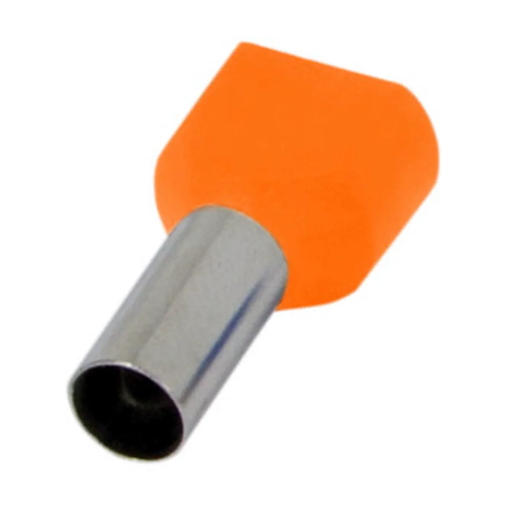 Ізольований наконечник E.NEXT e.terminal.stand.te.2.4.orange TE4012 orange 2x4 кв.мм помаранчевий s4037009