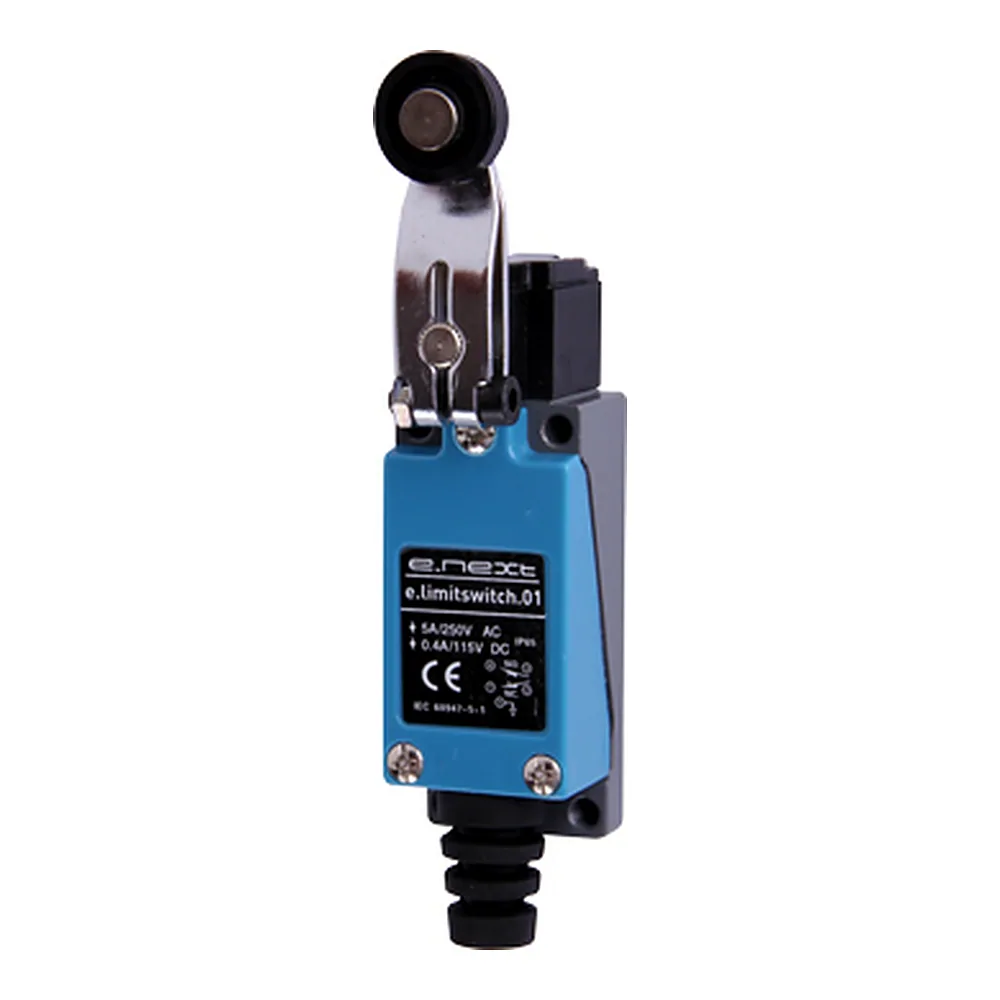 Кінцевий вимикач E.NEXT e.limitswitch.01 важіль з роликом s0070005