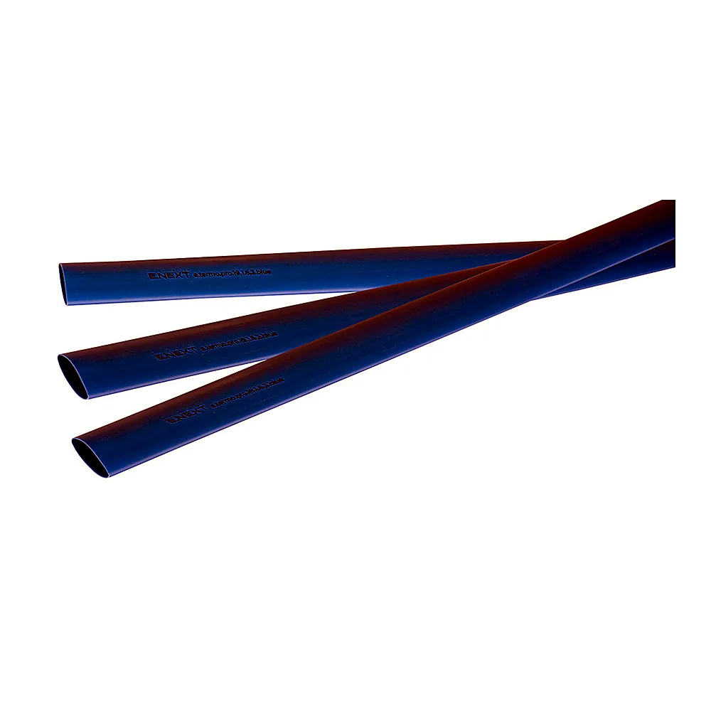 Термоусаджувальна трубка з клейовим шаром e.termo.pro.19,1.6,3.blue, 19,1/6,3, 1м, синя
