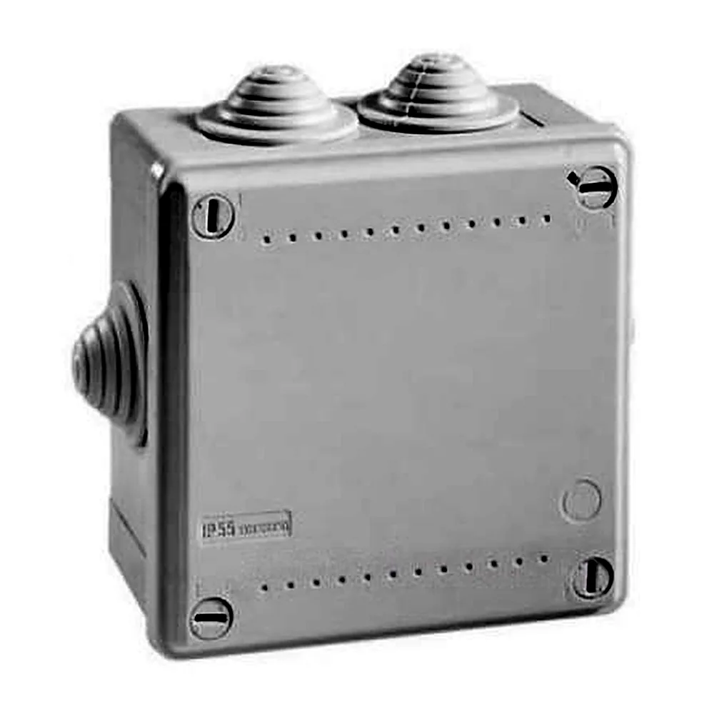 Коробка розподільча DKC 100x100x50 мм IP55 6 вводів 53800