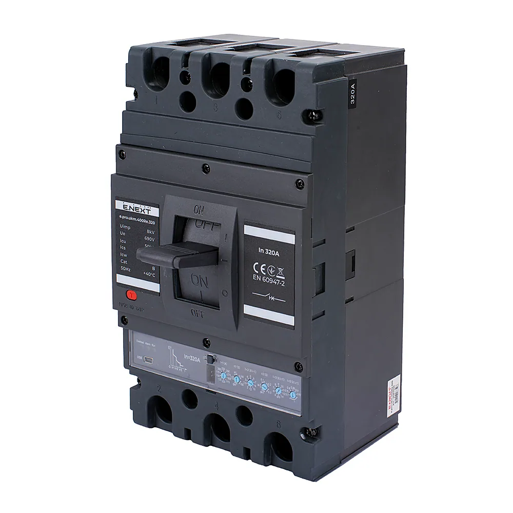 Автоматичний вимикач E.NEXT e.pro.ukm.400Re.320 3P 320A p087009
