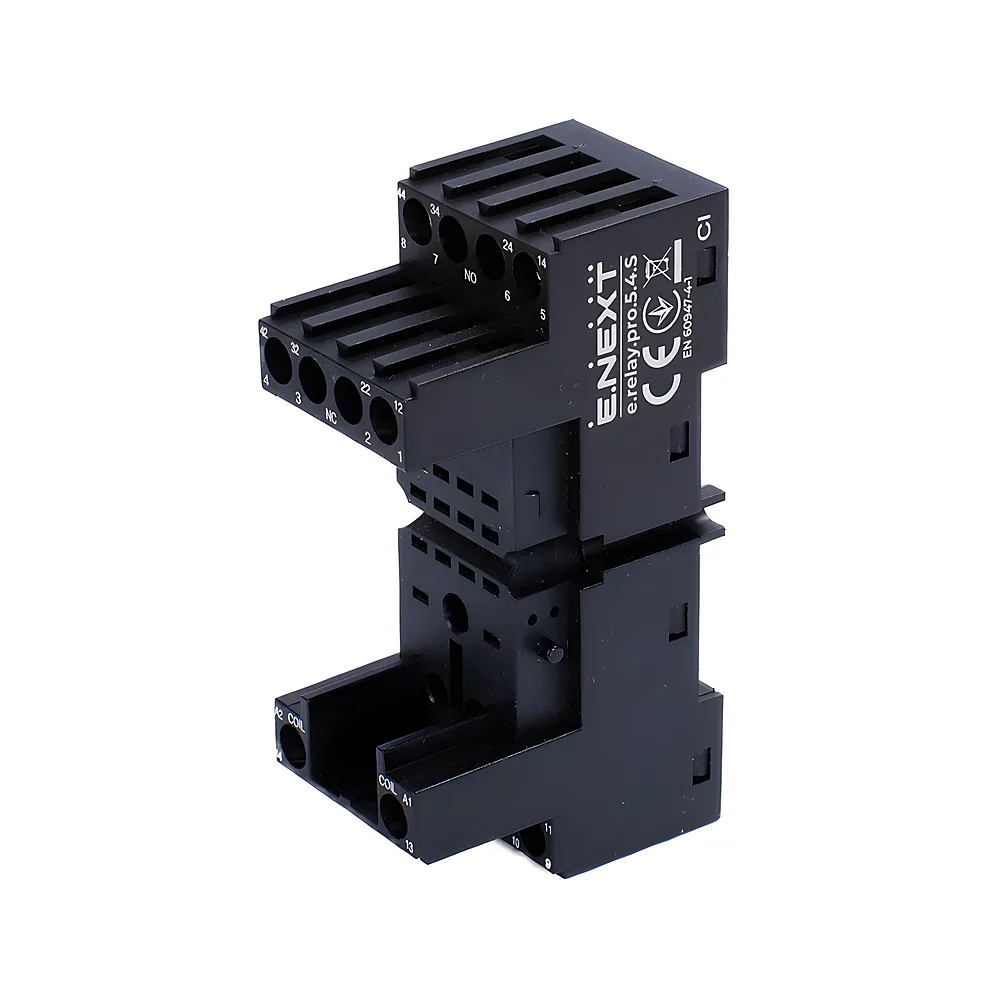 Колодка для реле модульна e.relay.pro.5.4.S для проміжного реле 5 А 4 групи E.NEXT p091012
