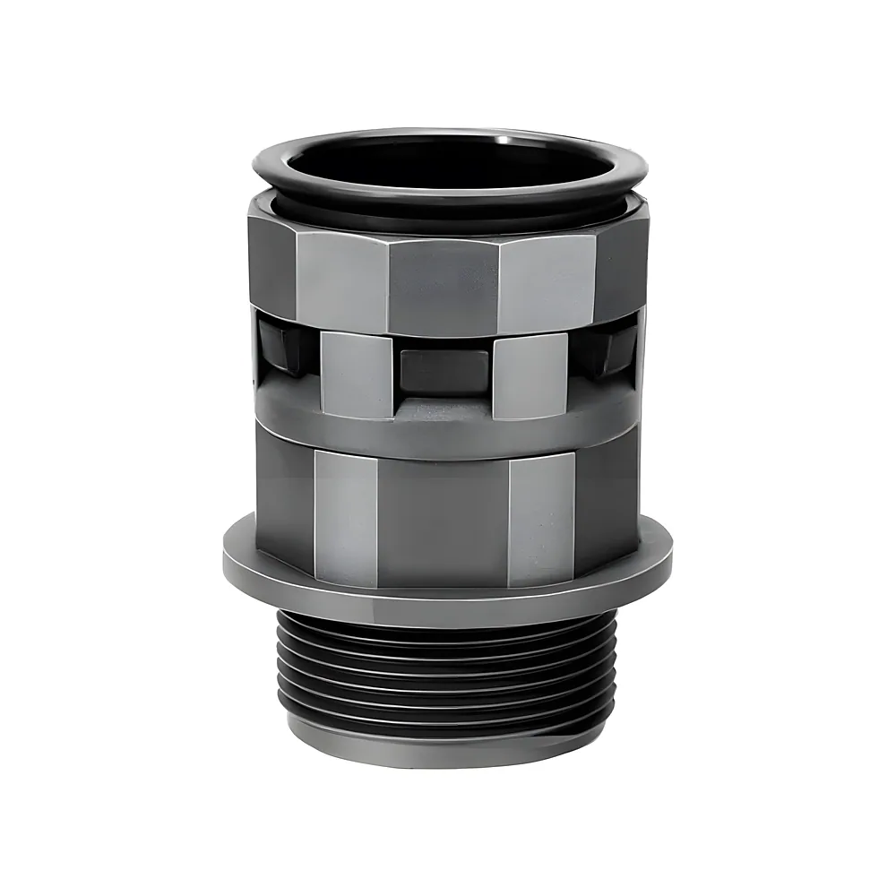 Муфта труба-коробка DN12 мм М20х1,5 поліамід чорна DKC PAM12M20N