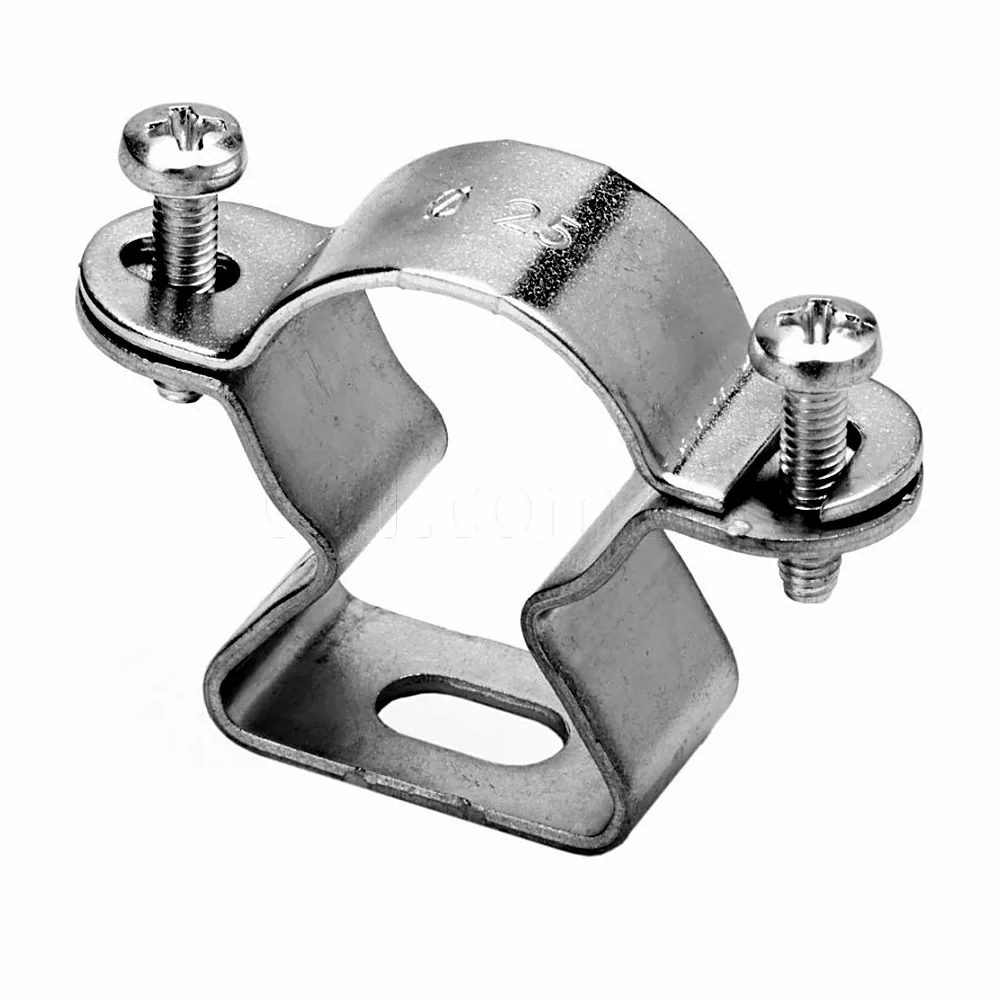[6040-25]  Сталевий хомут 3/4" (25мм), оцинкована сталь, ДКС