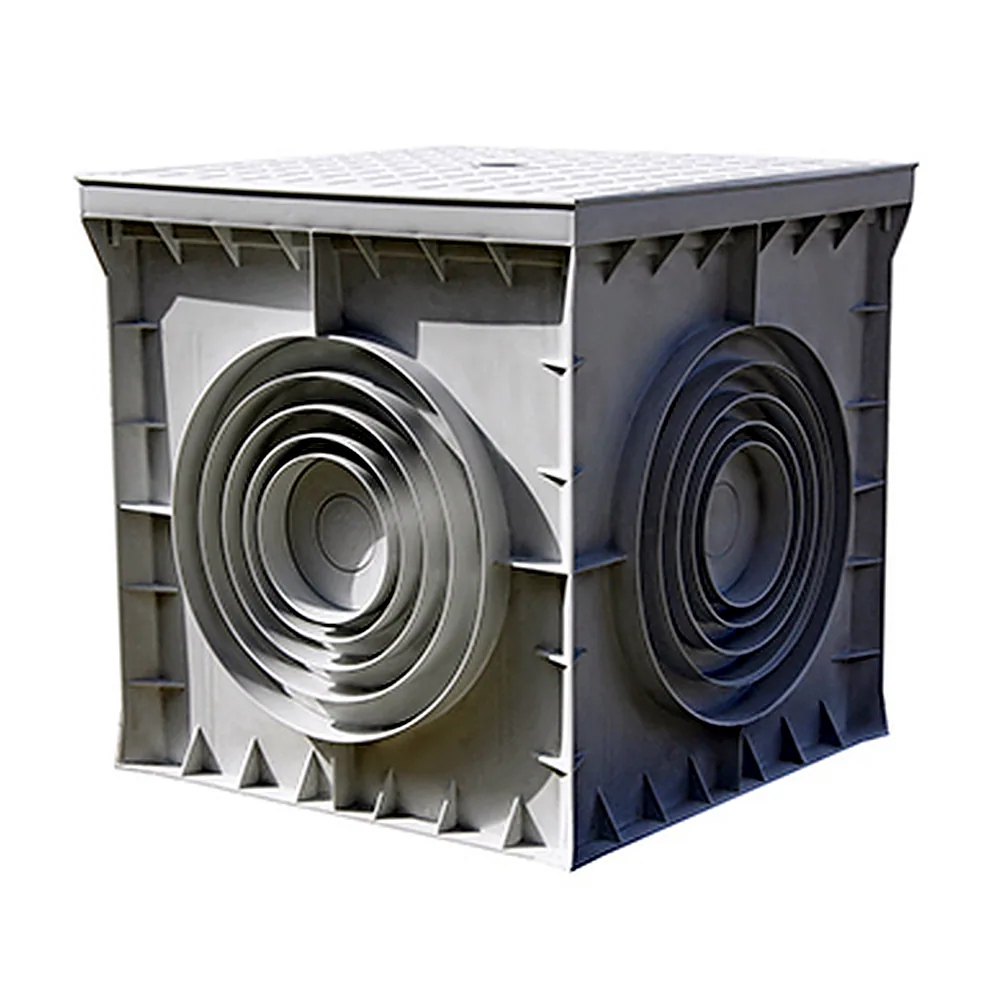 Колодязь кабельний пластиковий E.NEXT e.manhole 300x300x300 мм з кришкою CP303030