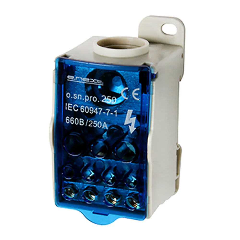 Блок розподільчий E.NEXT e.sn.pro.250 250A DIN-рейка p0680004