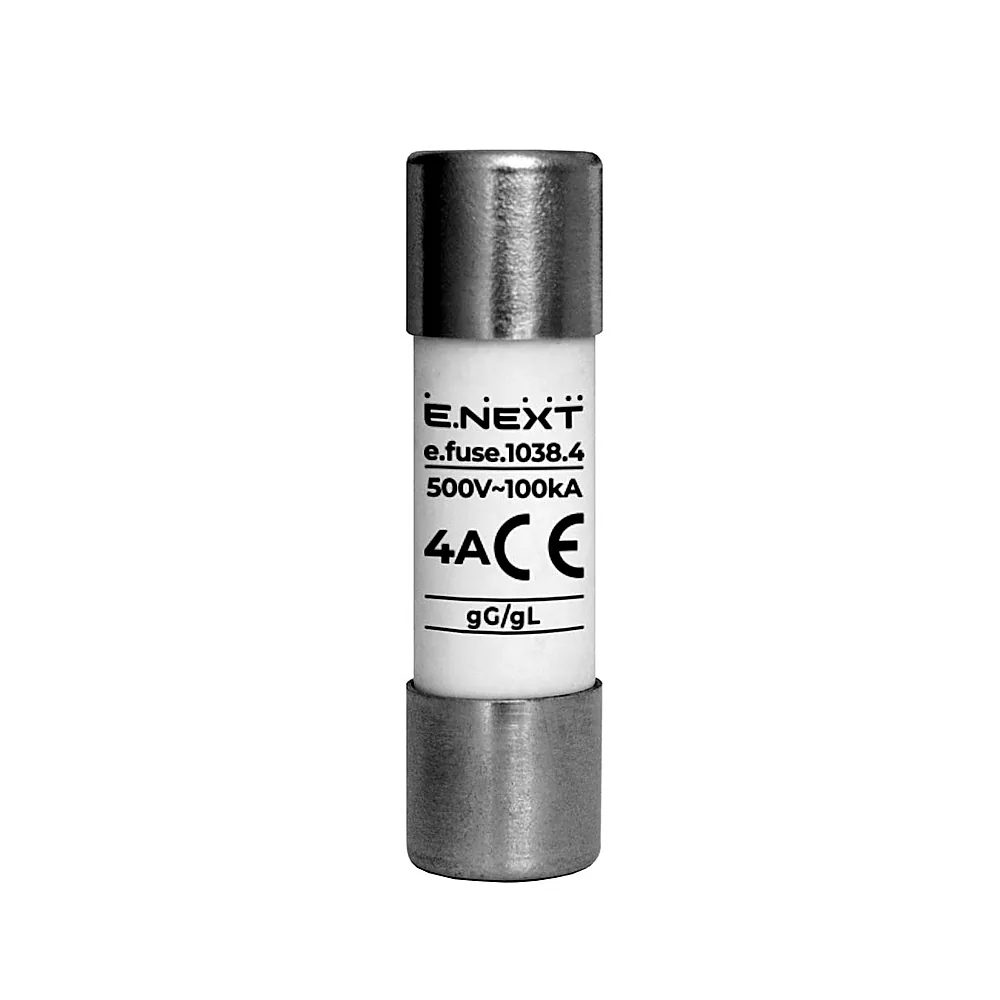 Плавка вставка запобіжника E.NEXT e.fuse.1038 10x38 4А i0610012