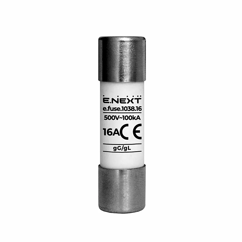 Плавка вставка запобіжника E.NEXT e.fuse.1038 10x38 16А i0610017