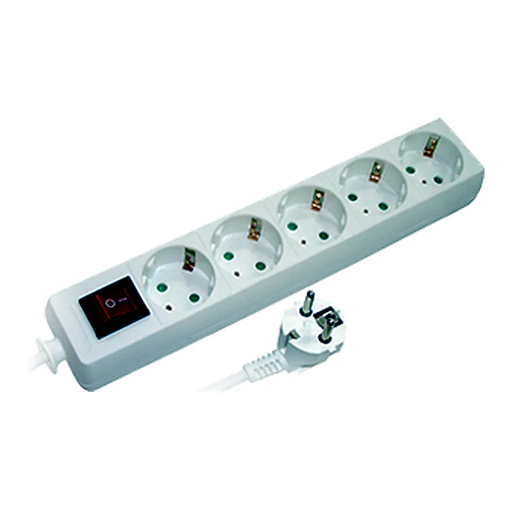 Подовжувач E.NEXT e.es.5.5.z.s.b 5 гнізд 5 м з з/к з вимикачем baby protect s042020