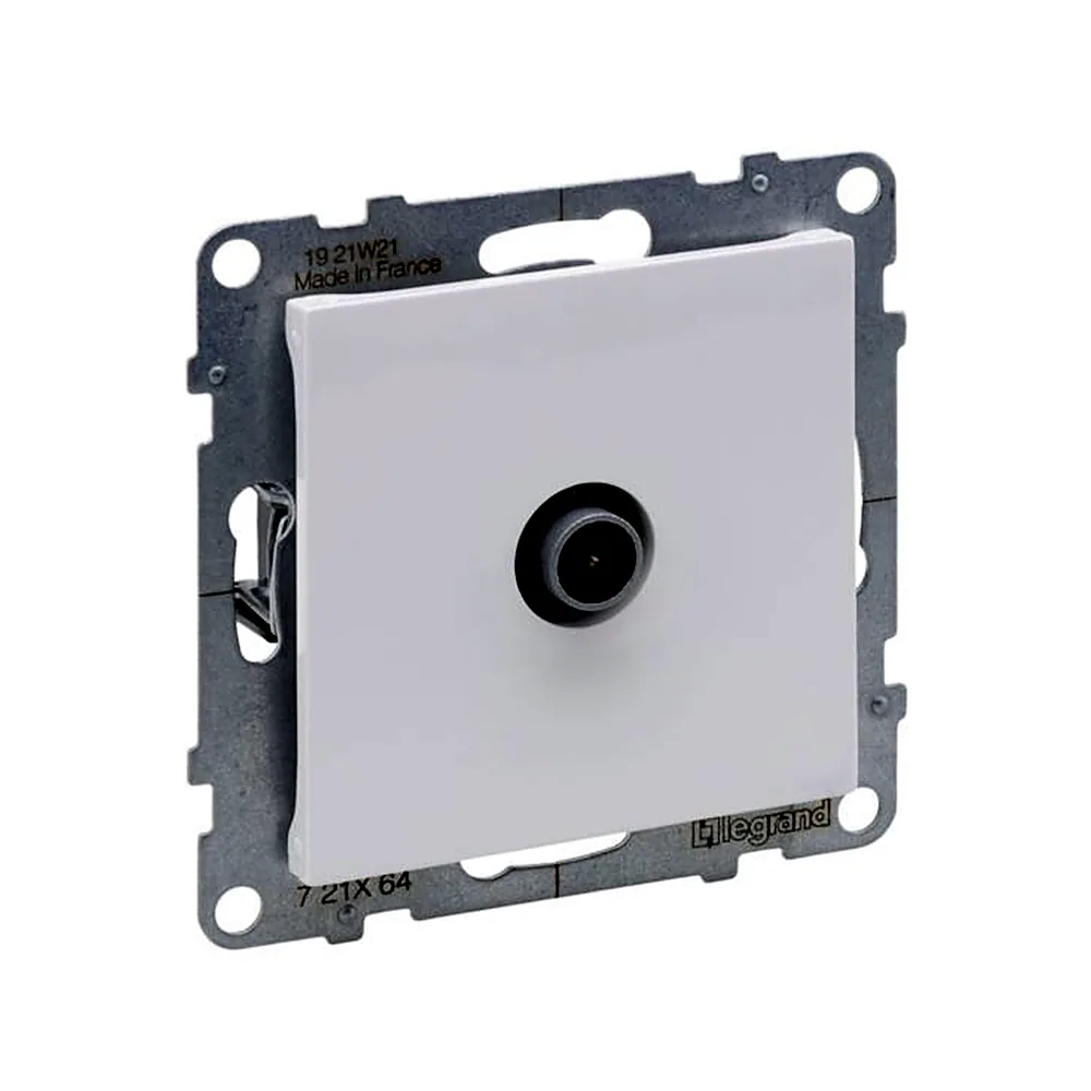 Розетка TV Legrand SUNO зірка біла 721164