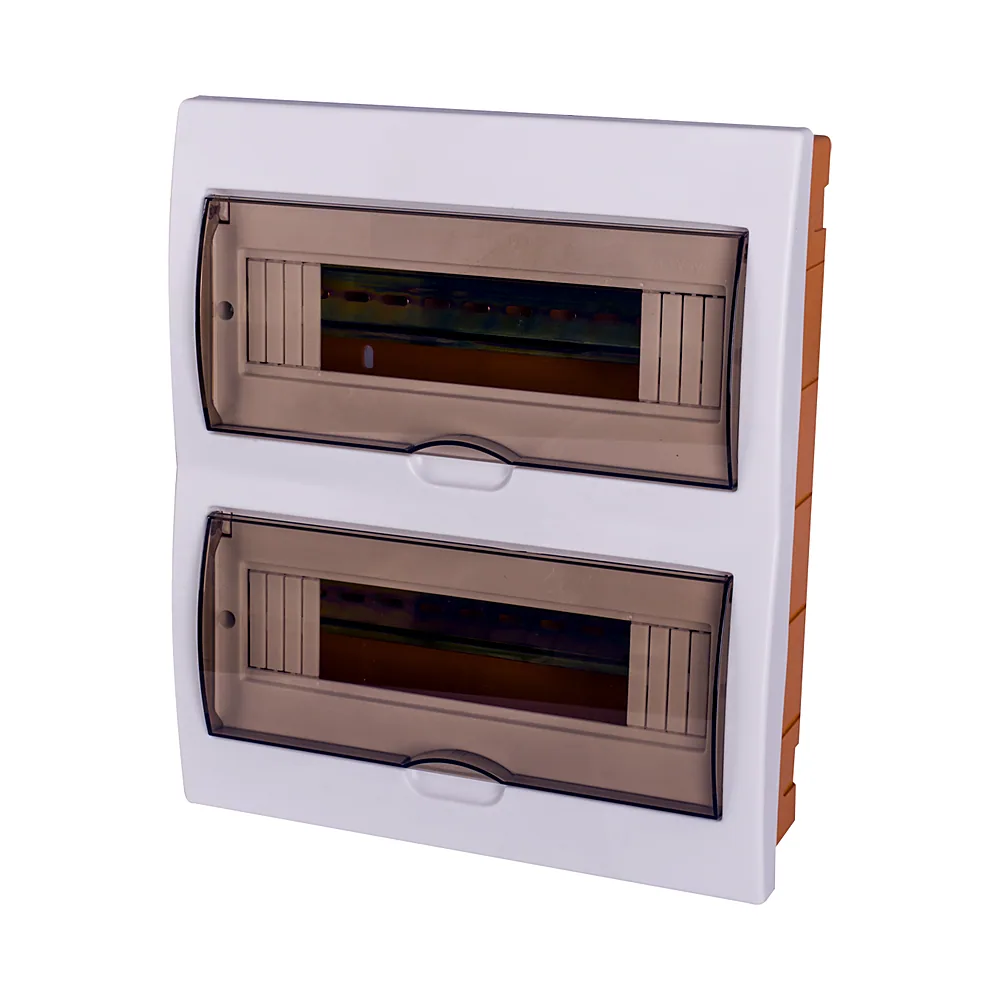 Корпус пластиковий E.NEXT STAND e.plbox.stand.w.24k 24 модулі вбудований s029105
