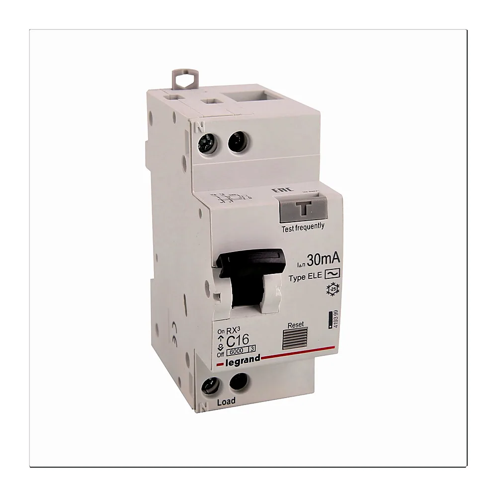 Диференціальний автомат Legrand RX3 1P+N C16A 30мА AC 419399