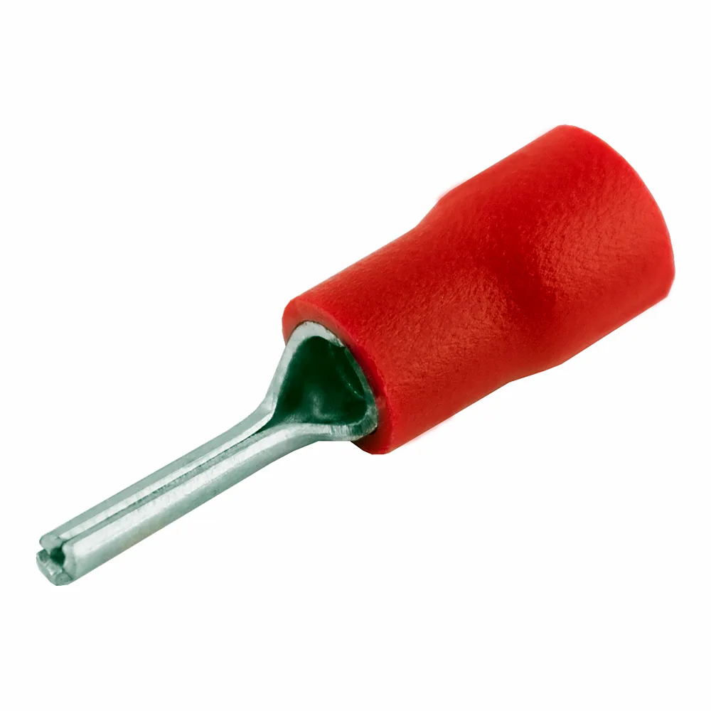 Наконечник штирьовий ізольований E.NEXT e.terminal.stand.PTV2.10.red 1,5-2,5 мм² червоний s3036061