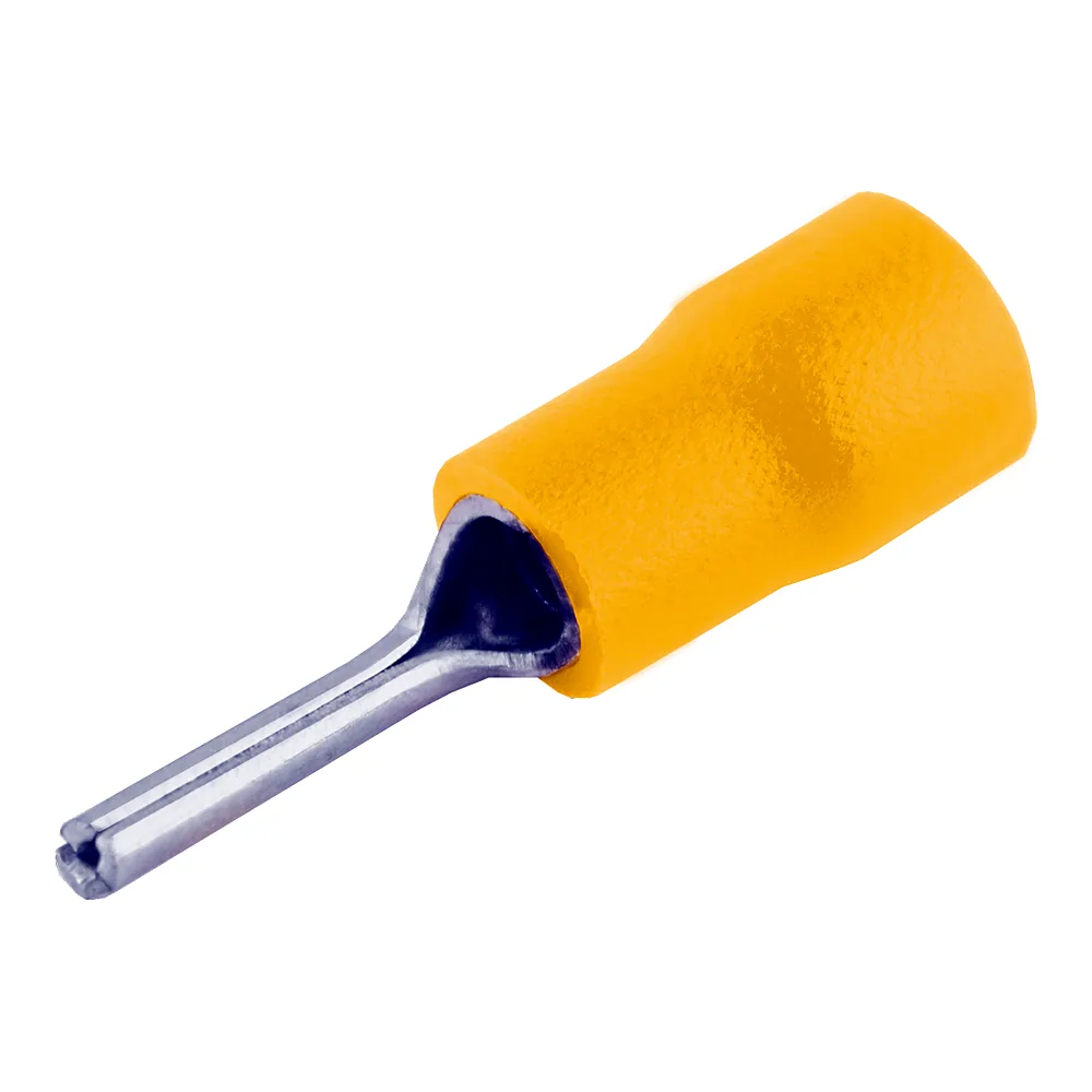 Наконечник штирьовий ізольований E.NEXT e.terminal.stand.PTV1.10.yellow 0,5-1,5 мм² жовтий s3036060