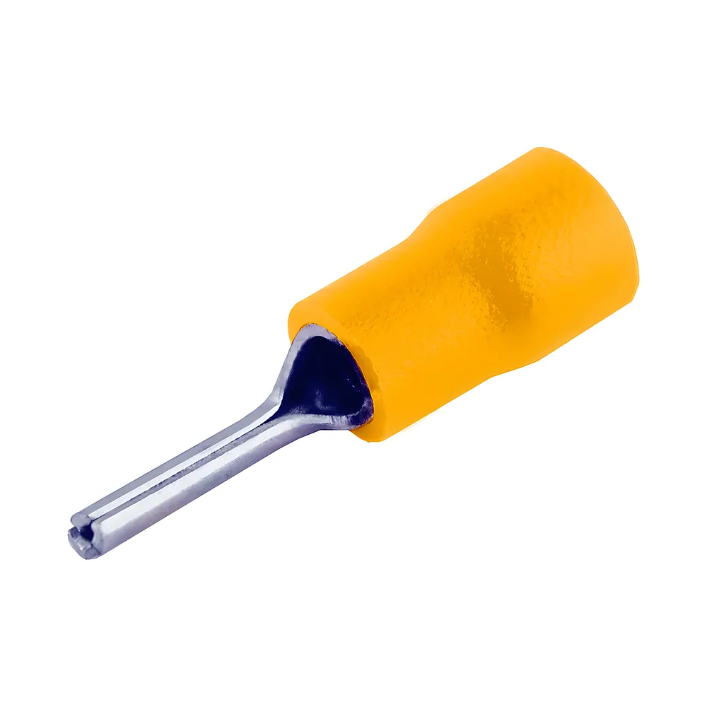 Штирьовий наконечник ізольований e.terminal.stand.PTV1.10.yellow 0,5-1,5 мм² жовтий E.NEXT s3036060