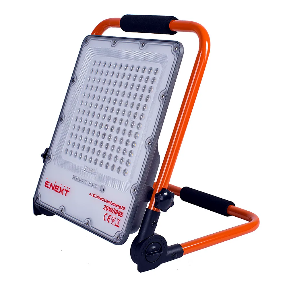 Прожектор світлодіодний акумуляторний E.NEXT e.LED.flood.stand.emerg.20 l0790014